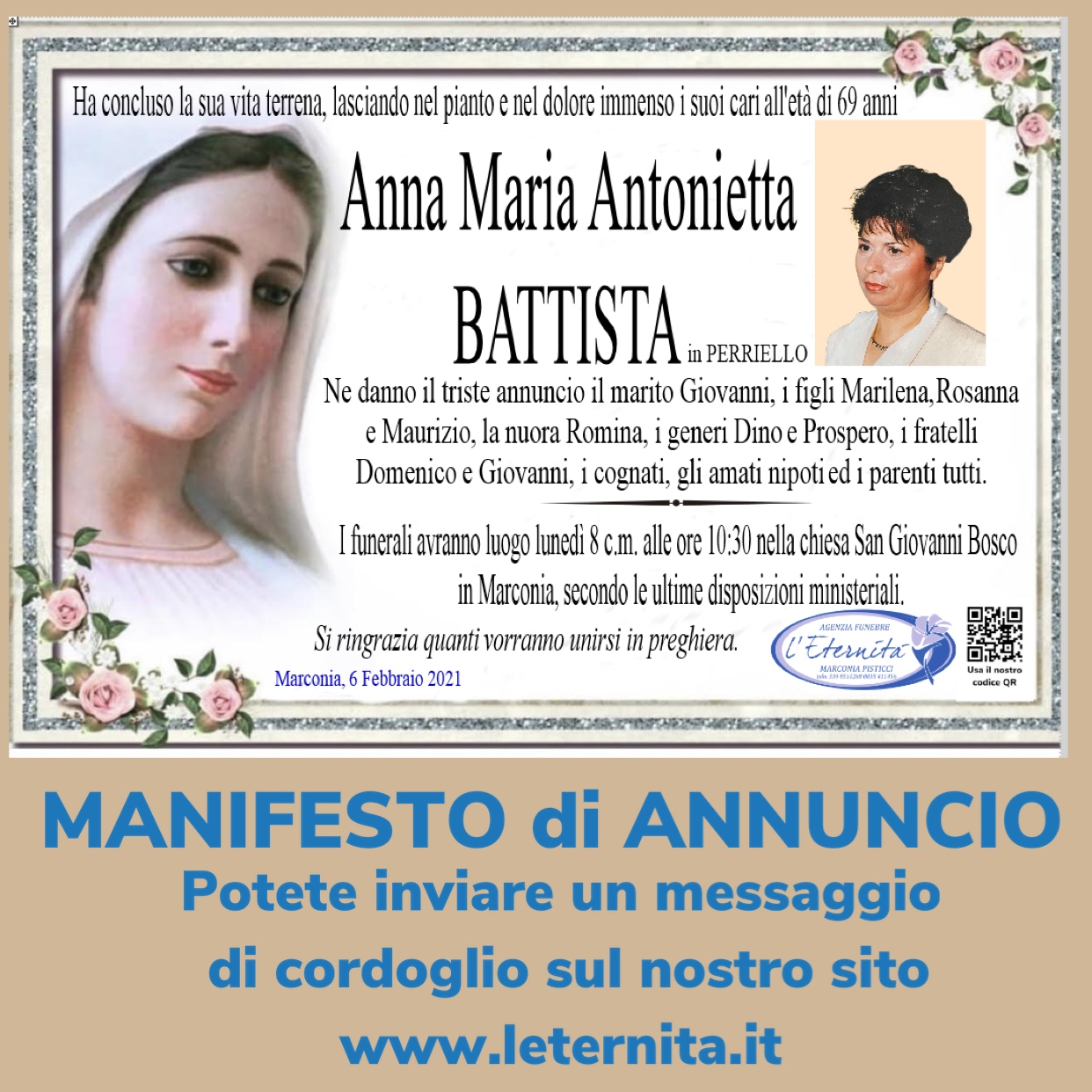 Anna Maria Antonietta BATTISTA